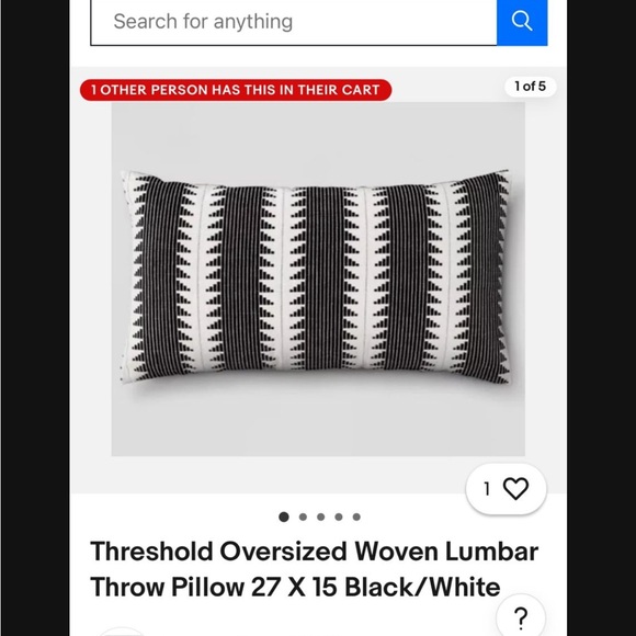 Target lumbar throw pillow - Picture 3 of 3